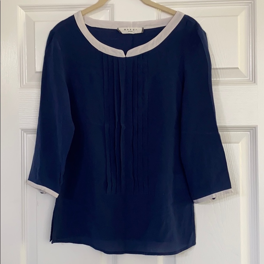 100% silk blouse